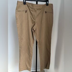 Talbots Khaki Chinos with zipper pockets